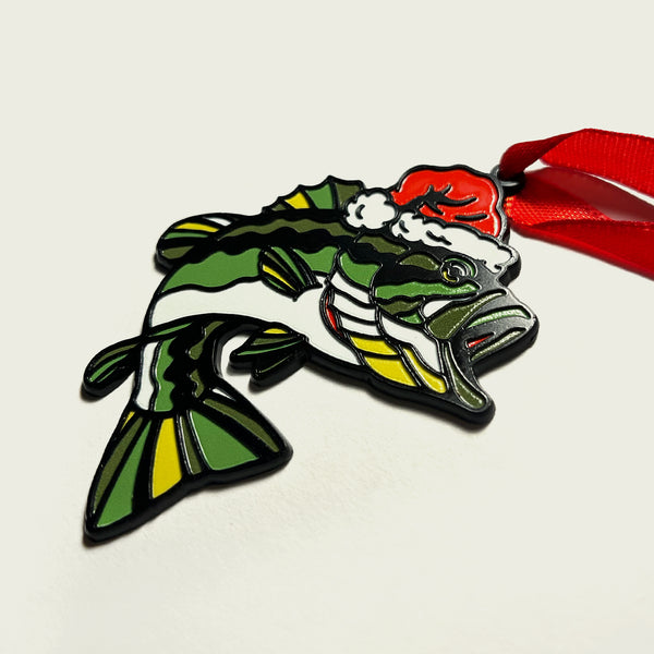 Largemouth Bass Enamel Ornament