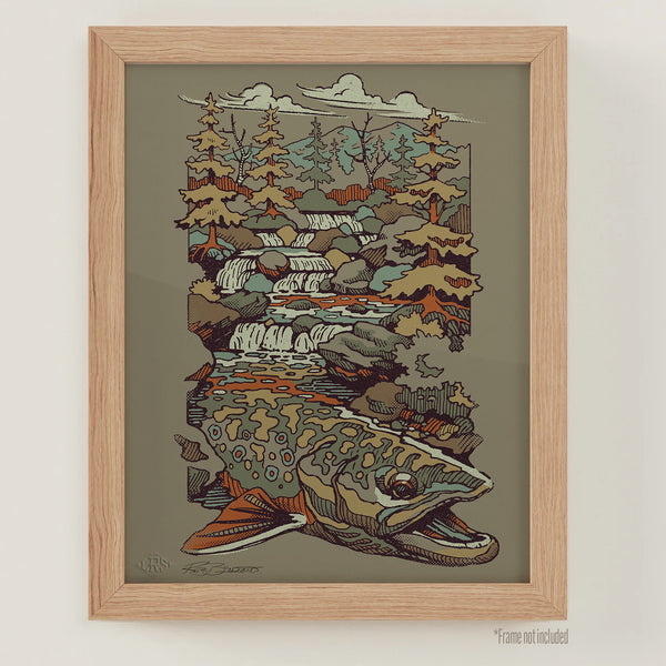 Brook Trout Waters 2.0 Print