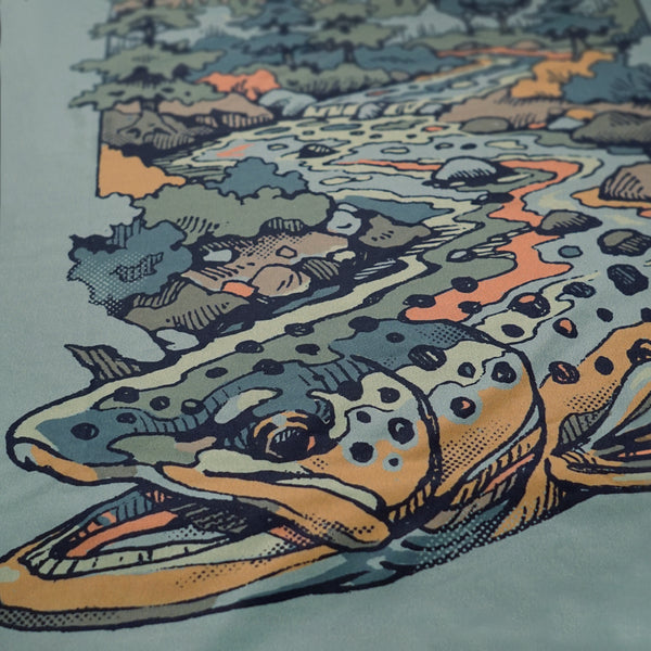 Brown Trout Waters | UPF Hoodie