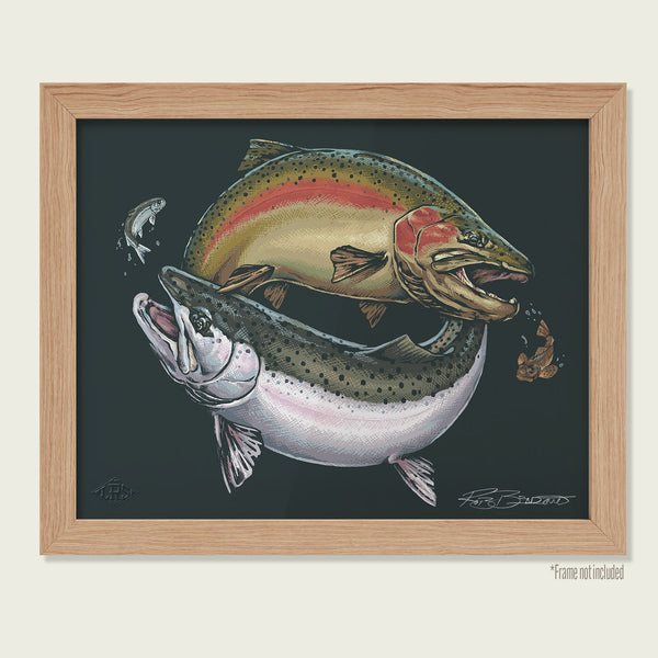 Steelhead Cycle Print