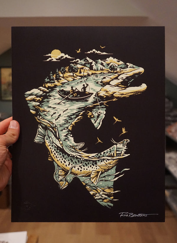 Troutscape Print