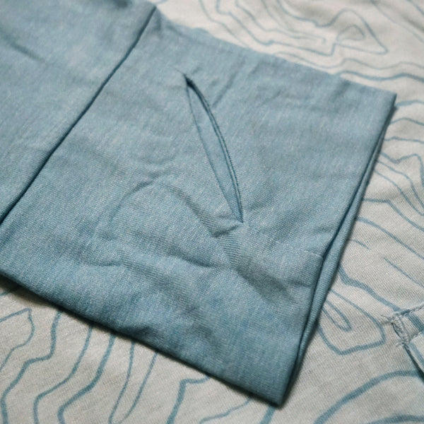 Trout Topo | Heathered UPF Hoodie