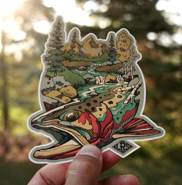 Cutthroat Trout Waters Decal