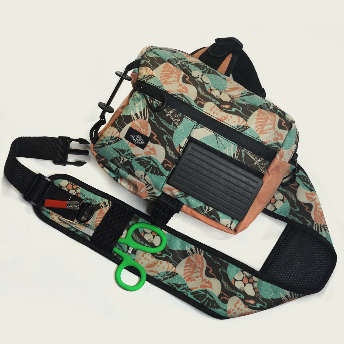Back Eddy Sling Pack | Fishing Art Apparel | Lakes Rivers Streams