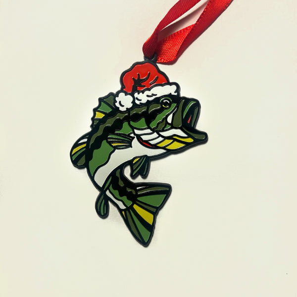 Largemouth Bass Enamel Ornament