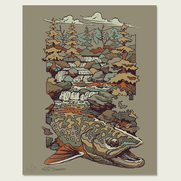 Brook Trout Waters 2.0 Print
