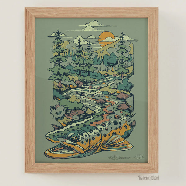 Brown Trout Waters 2.0 Print