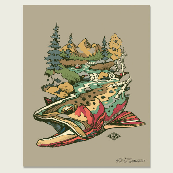 Cutthroat Waters Print