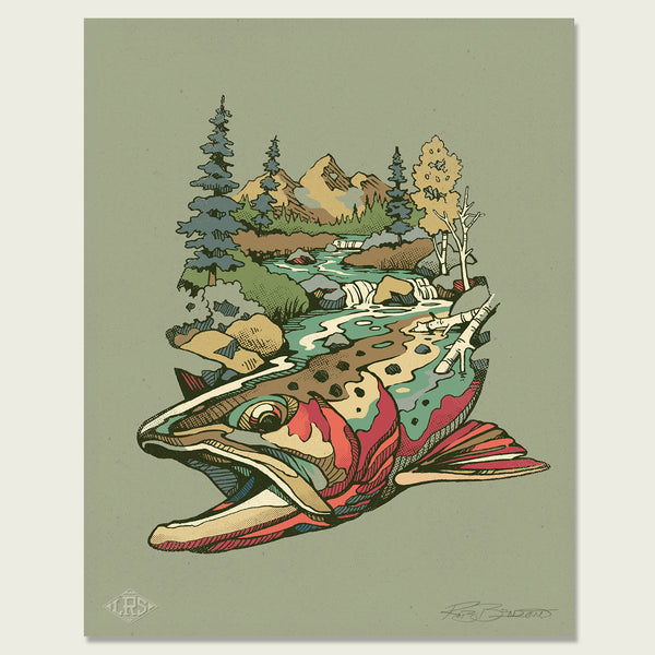 Cutthroat Waters Print