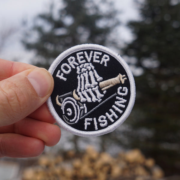 Forever Fishing Iron-on Patch