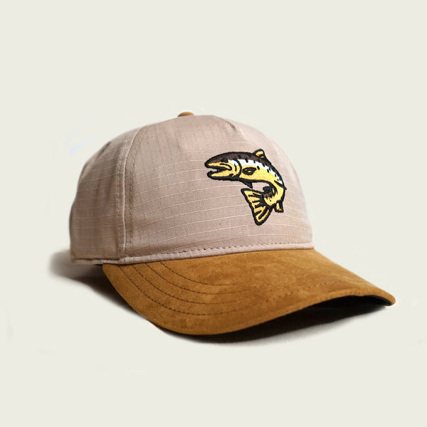 Jumping Brown Trout Hat