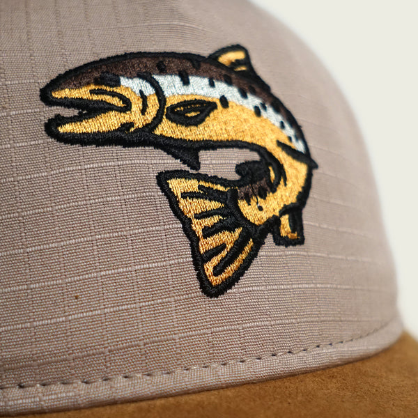 Jumping Brown Trout Hat