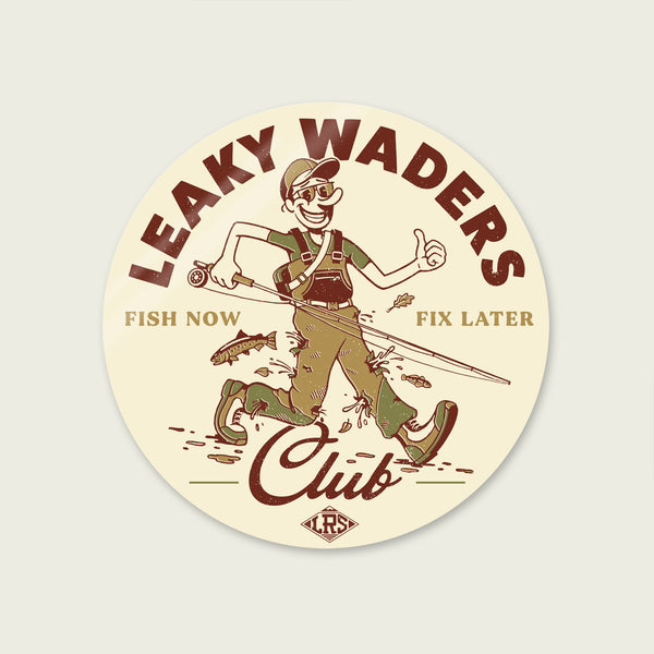 Leaky Waders Club Decal