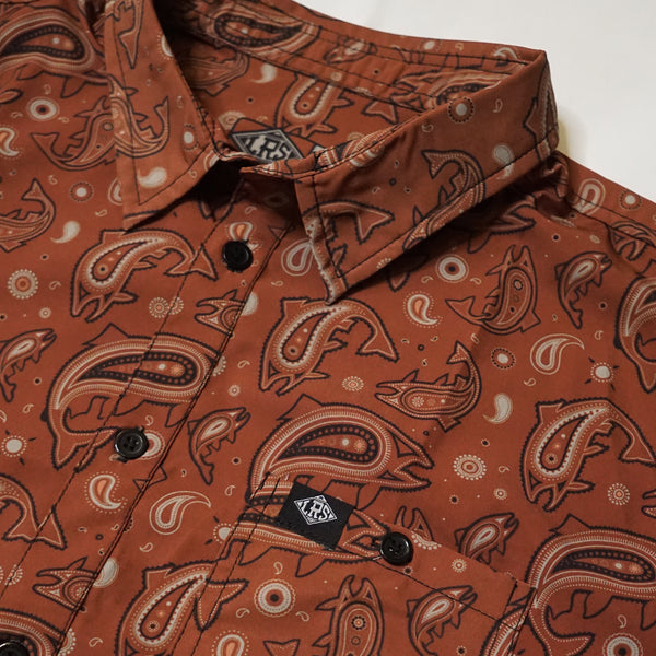 Trout Paisley Button Up