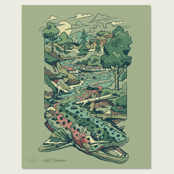 Rainbow Trout Waters 2.0 Print
