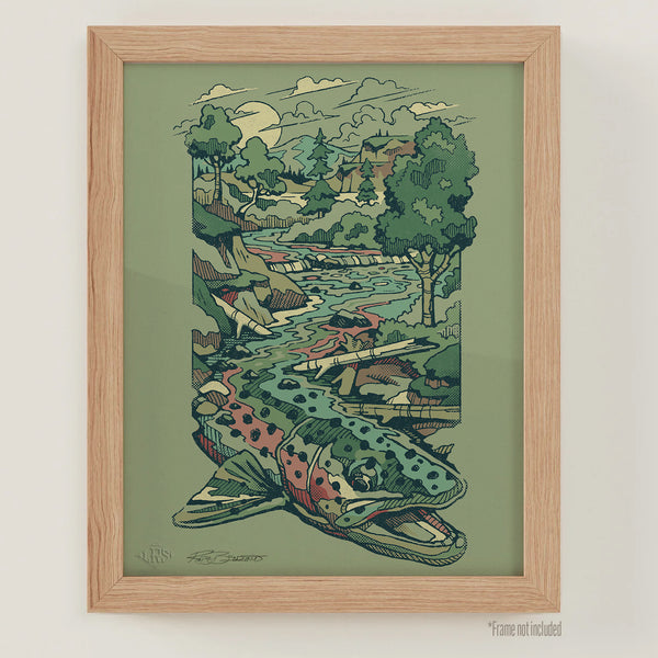 Rainbow Trout Waters 2.0 Print