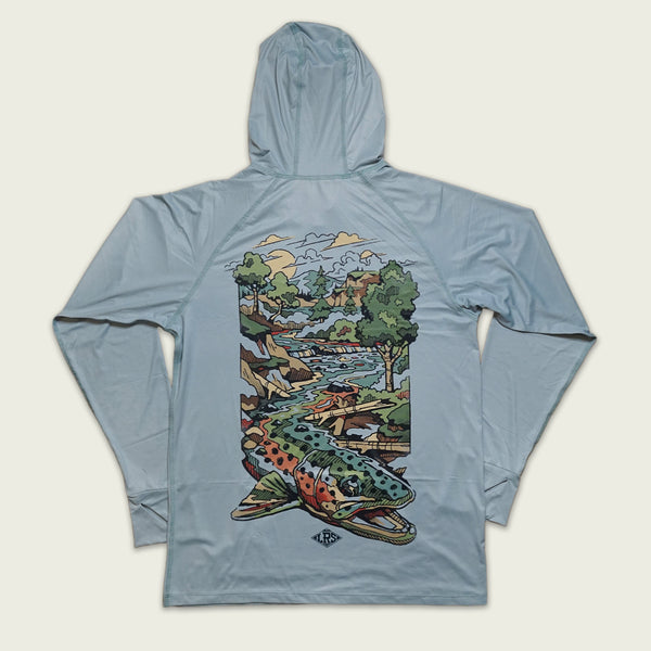 Rainbow Trout Waters | UPF Hoodie