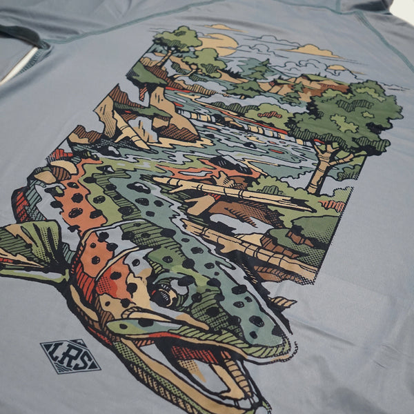 Rainbow Trout Waters | UPF Hoodie