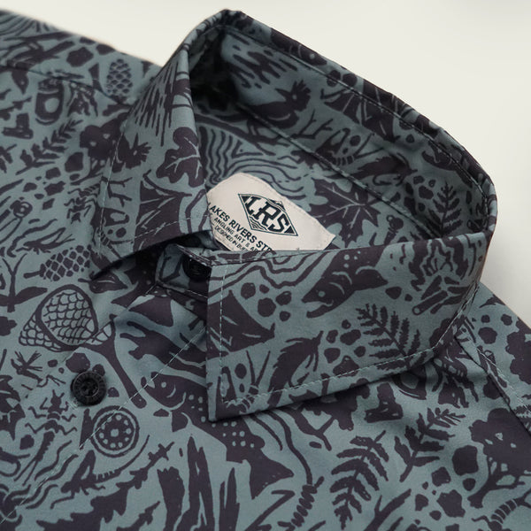 River Days Button Up Tee