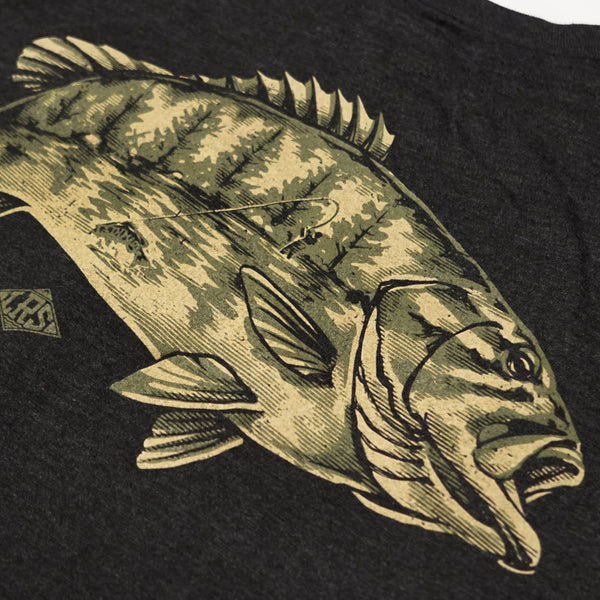 Funny Smallmouth Bass Fishing Freshwater Fish Gift T-shirt sold by Teardrop  Psychedelic, SKU 4407105