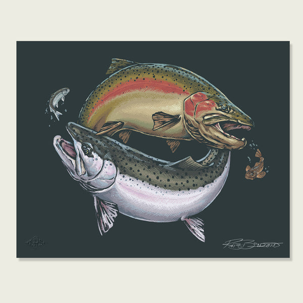 Steelhead Cycle Print