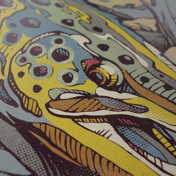 Brown Trout Waters Print