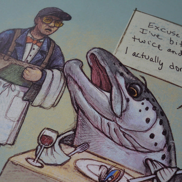 Trout Snob Wet Fly Print