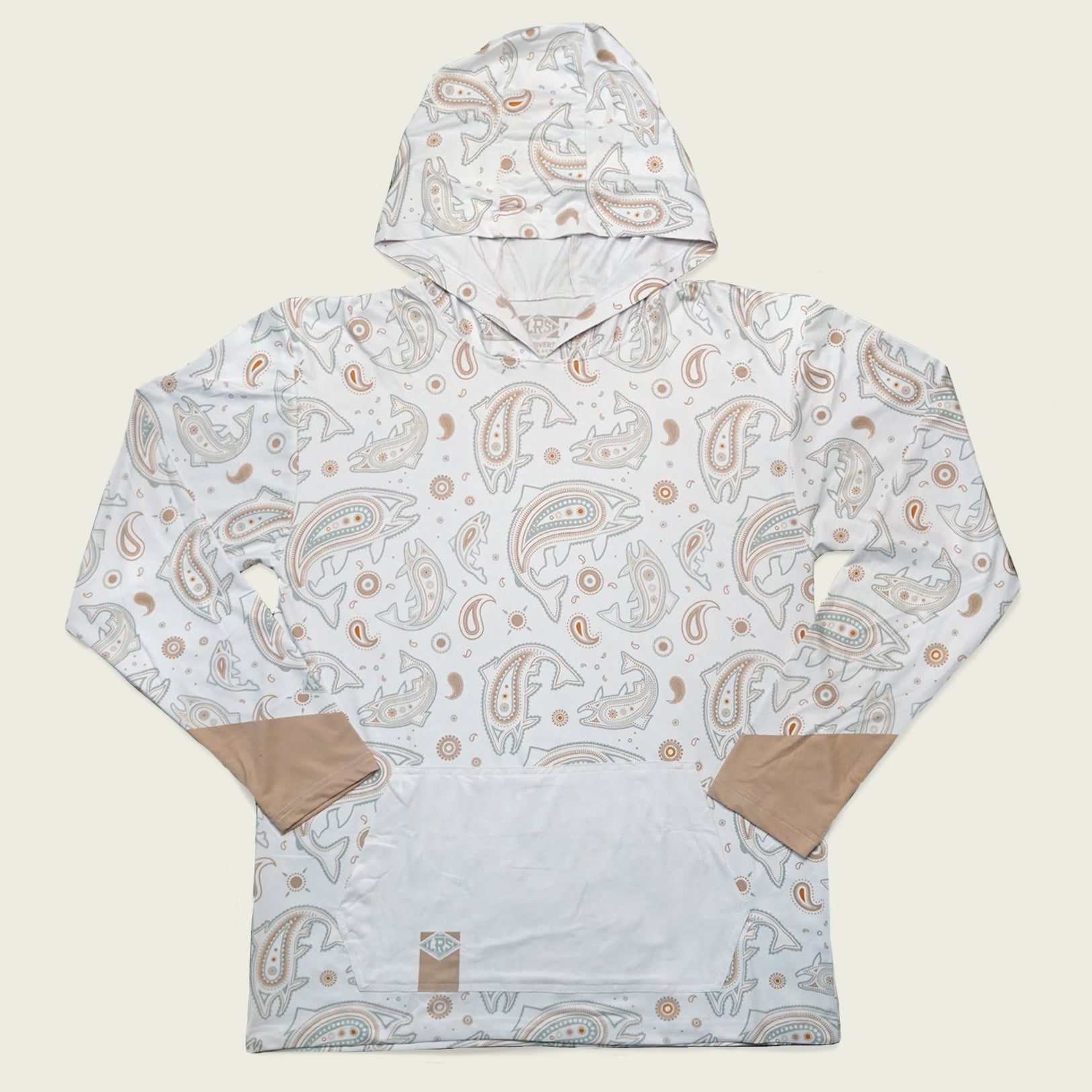 Trout Paisley | UPF Hoodie 3X-Large