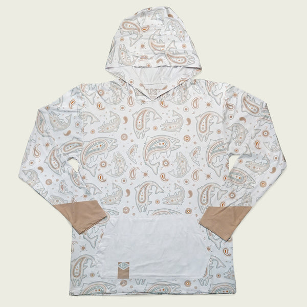 Trout Paisley | UPF hoodie