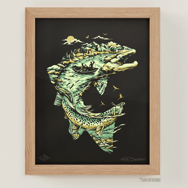 Troutscape Print