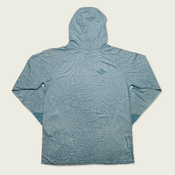Trout Topo | Heathered UPF Hoodie