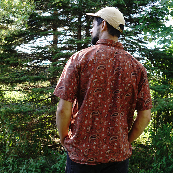 Trout Paisley Button Up