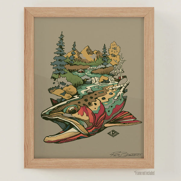 Cutthroat Waters Print