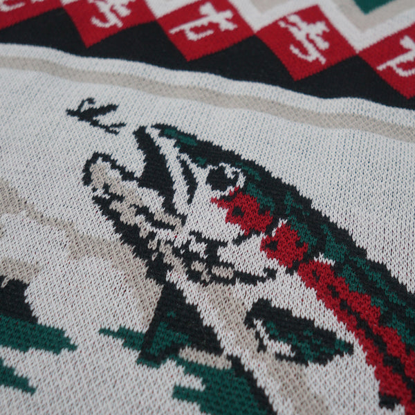 Jumping Rainbow | Woven Sweater