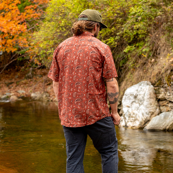 Trout Paisley Button Up