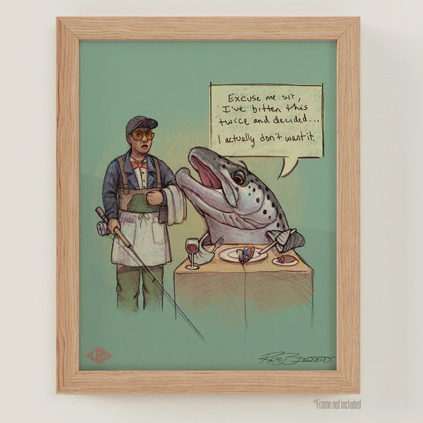 Trout Snob Wet Fly Print