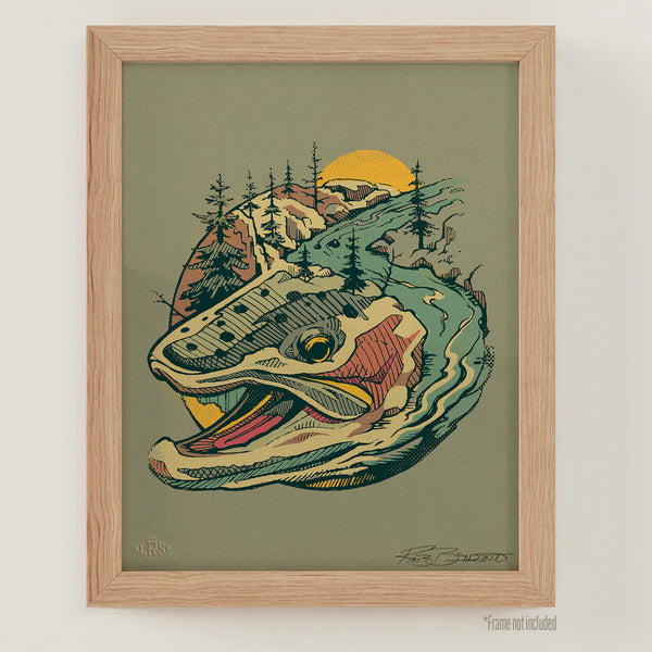 Steelhead Waters Print