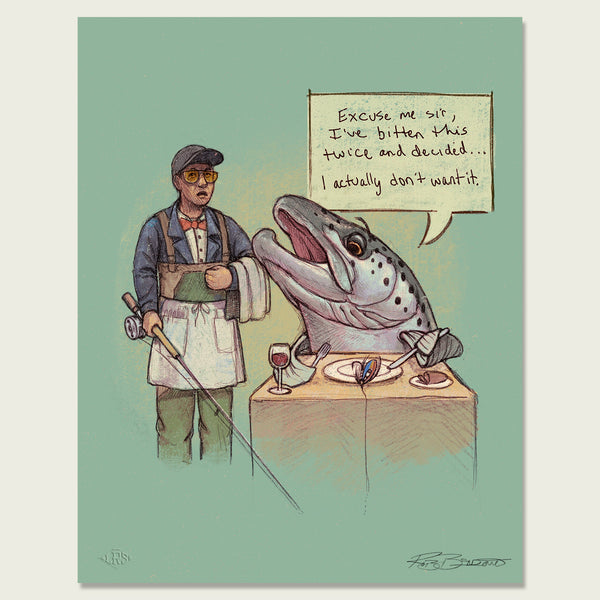 Trout Snob Wet Fly Print