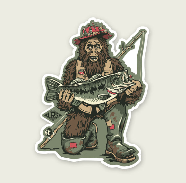 Bassquatch Decal