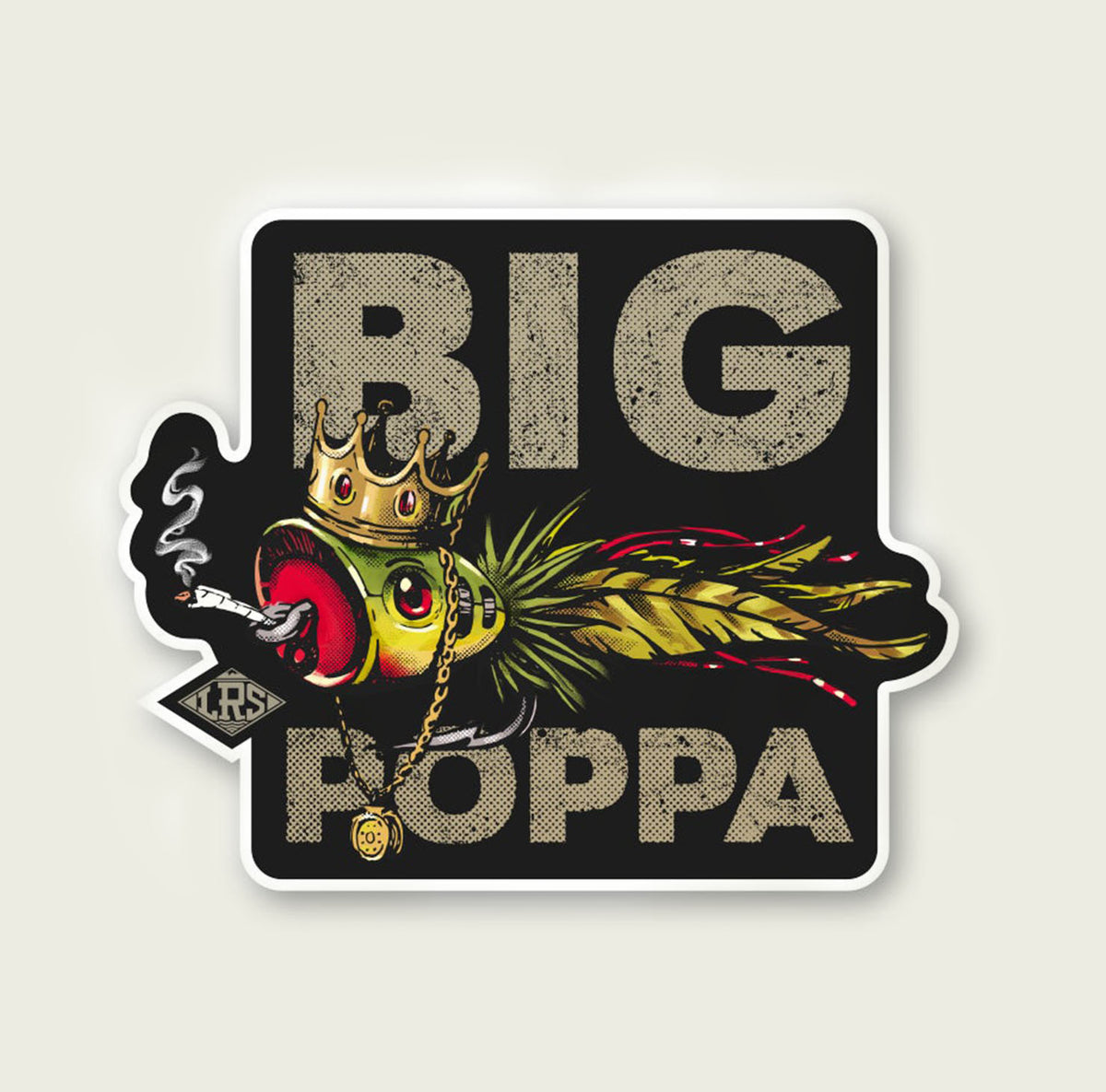 Big Poppa Decal – Lakes Rivers Streams