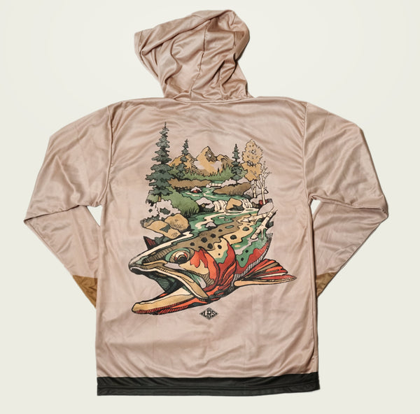Cutthroat Trout Waters | Hooded UPF Tee