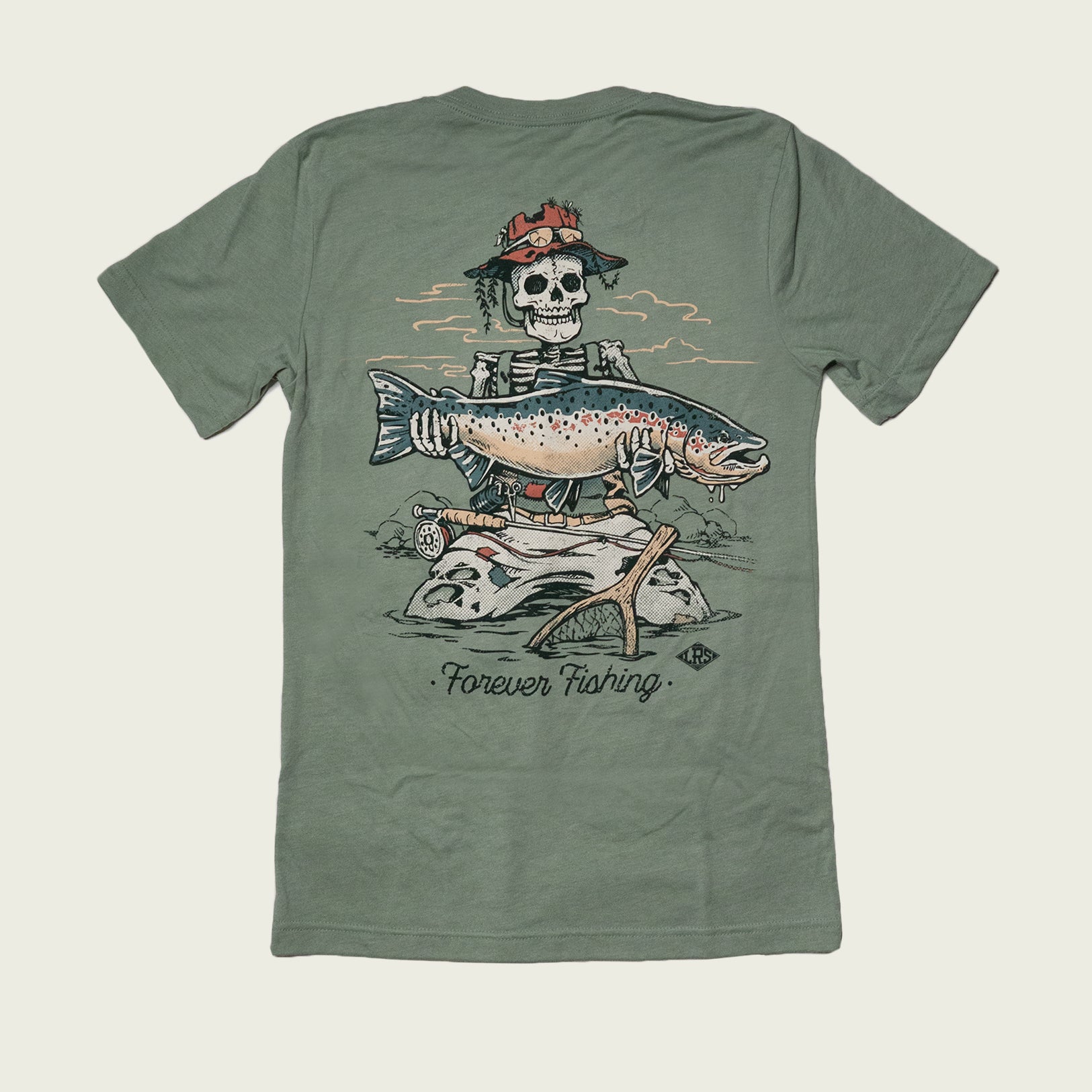 Fishing T Shirt For Men Steelhead Trout Fishing Apparel Fisherman