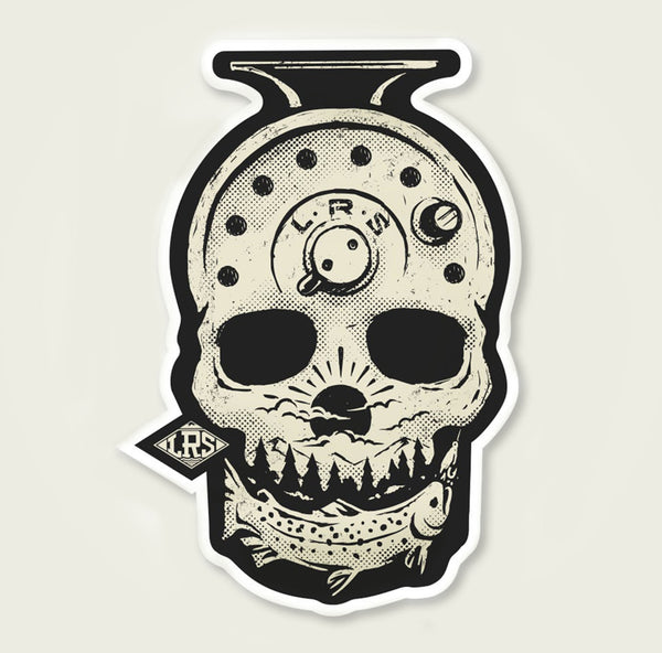 Forever Fishing Skull Decal