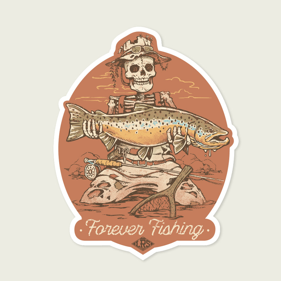 Forever Fishing | Brown Trout Decal